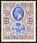 Stamp of Sierra Leone 1903-61, Mint selection incl. 1903 set of 13 (2 se