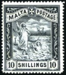 Stamp of Malta 1885-1970 Attractive and valuable mint assembly on