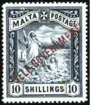 Stamp of Malta 1885-1970 Attractive and valuable mint assembly on