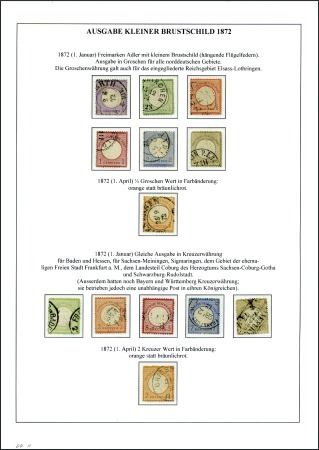 Stamp of Germany » Germany Collections and Large Lots 1872-1945, Extensive specialised collection of Ger