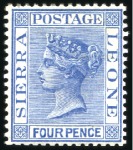 Stamp of Sierra Leone 1859-97, Attractive & valuable mint/unused selecti