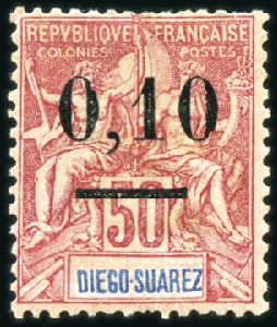 Stamp of Colonies françaises » Colonies Francaise Collections et Lots 1855-1970, Collection avancée de l'Afrique noire a