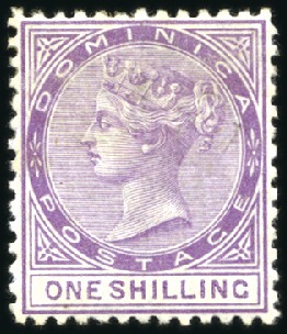 Stamp of Dominica 1874-90 Attractive QV mint/unused selection incl. 