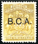 Stamp of Nyasaland » British Central Africa 1891-95 BCA 1d to 10s, complete set of 13, mint or