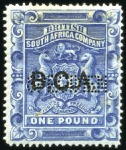 Stamp of Nyasaland » British Central Africa 1891-95 BCA 1d to £10, complete set of 17, mint or