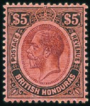 Stamp of British Honduras 1904-62, Mint selection incl. 1904-07 set of 9, 19