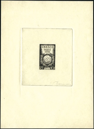 Stamp of Auction catalogues 1946 French General Issues: 1st UNESCO Conference 