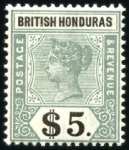 Stamp of British Honduras 1865-99, Attractive and valuable mint/unused selec