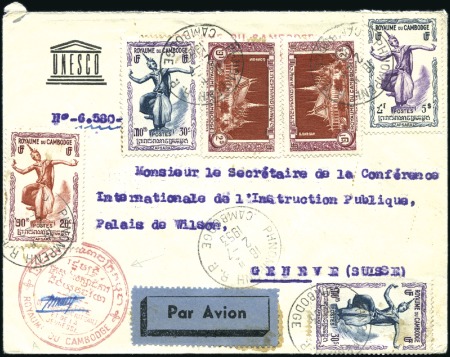 Stamp of Auction catalogues 1948-1990 Accumulation of UNESCO related covers & 