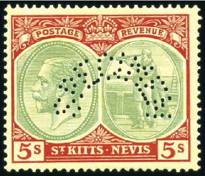 Stamp of St. Kitts-Nevis » St. Kitts-Nevis Crown Colony & Later 1903-50, Group of SPECIMEN sets, with 1903 set of 