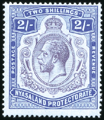Stamp of Nyasaland » British Central Africa 1921-33 Multiple Script CA 2s purple and blue on p