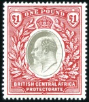 Stamp of Nyasaland » British Central Africa 1903-63 Attractive, clean & valuable assembly on m
