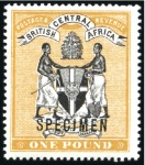Stamp of Nyasaland » British Central Africa 1903-63 Attractive, clean & valuable assembly on m