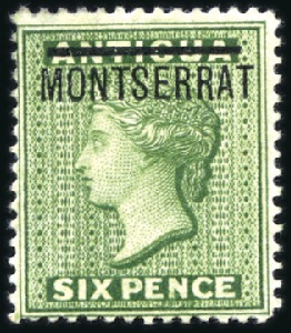 Stamp of Montserrat 1876-85, Attractive mint QV selection incl. 1876-8