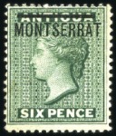 Stamp of Montserrat 1876-85, Attractive mint QV selection incl. 1876-8