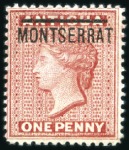 Stamp of Montserrat 1876-85, Attractive mint QV selection incl. 1876-8