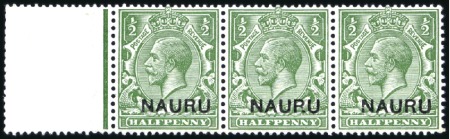 Stamp of Nauru 1916-23 1d Yellow-green, mint, left sheet marginal