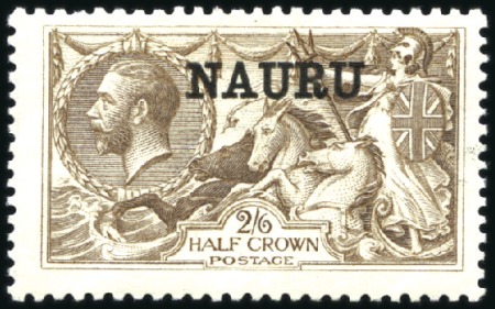 Stamp of Nauru 1916-23 Bradbury, Wilkinson 2s6d chocolate-brown, 
