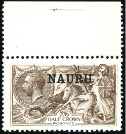 Stamp of Nauru 1916-23 Bradbury, Wilkinson 2s6d chocolate-brown, 