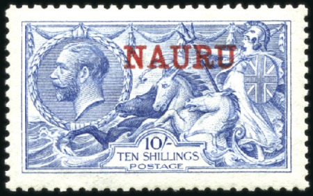 Stamp of Nauru 1916-65 Attractive mint assembly on stock cards, s