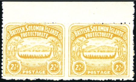 Stamp of British Solomon Islands WITHDRAWN
1907 2 1/2d Orange-Yellow IMPERFORATE B