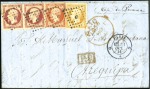 Stamp of France » Collections 1849-62, Collection intéressante sur 115 pages ave