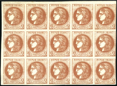 Stamp of France » Collections 1870-71, Collection sur 70 feuilles avec ballons m