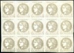 Stamp of France » Collections 1870-71, Collection sur 70 feuilles avec ballons m