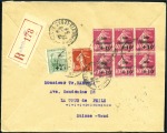 Stamp of France » Collections 1914-59, Collection de base sur 447 pages, agrémen