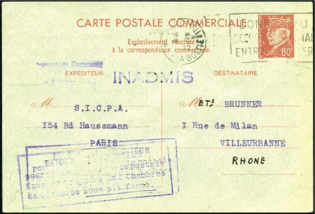 Stamp of France » Collections 1878-1990, Collection d' ENTIERS POSTAUX sur 433 p