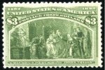 Stamp of United States 1893 Columbian Exposition, complete set of 10 valu