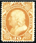 Stamp of United States 1857/61 Definitives. perf. 15 1/2, basic issue of 