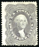 Stamp of United States 1857/61 Definitives. perf. 15 1/2, basic issue of 