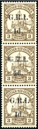 Stamp of New Guinea 1914 German Colonial Issues 1d on 3pfg brown, 5mm 