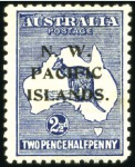 Stamp of New Guinea 1918-23 Australian Issues: 2 1/2d indigo, mint, sh