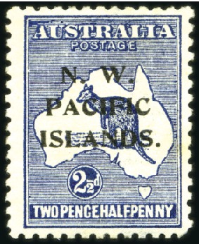 Stamp of New Guinea 1918-23 Australian Issues: 2 1/2d indigo, mint, sh