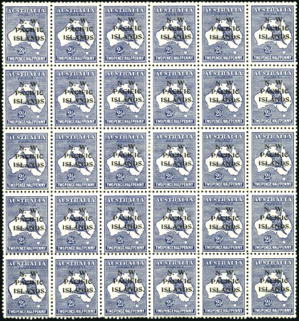 Stamp of New Guinea 1918-23 Australian Issues: 2 1/2d indigo, die II, 
