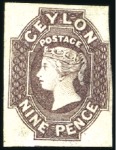 Stamp of Ceylon 1857-59 Valuable 1d to 1s 9d unused & used selecti