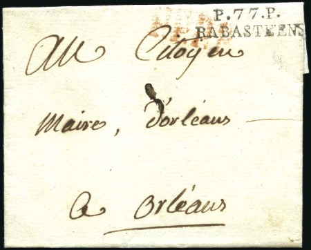Stamp of France » Collections 1650-1854, Collection de lettres de préphilatélie 