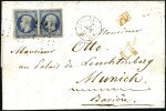 Stamp of France » Collections 1854-70, 38 lettres avec Napoléon ND ou dentelés c