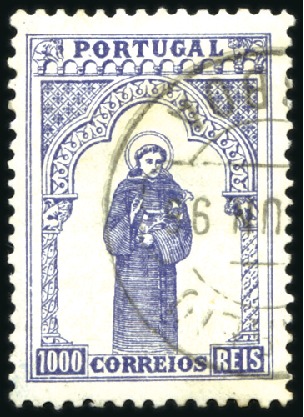 Stamp of Portugal 1895 San Antonio set of 15 values from 2 1/2r to 1