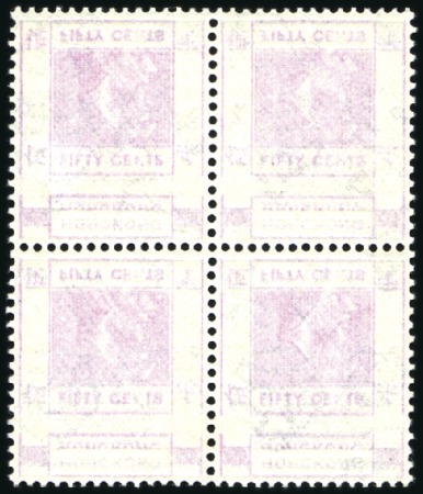 Stamp of Hong Kong 1938-52 Multiple Script CA 50c purple, mint nh, bl