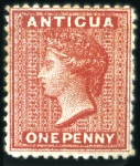 Stamp of British Empire General Collections and Lots Withdrawn

1872-1913, Three stamps: Anitgua 1872