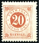 Stamp of Sweden 1855-1997, Mint & used stock with better values an