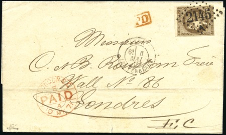 Stamp of France » Collections 1849-1937, Petit ensemble d'obl. dont Bordeaux, ob