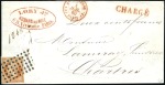 Stamp of France 1856-62, 8 lettres chargées avec Empire ND dont 20