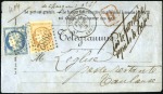 Stamp of France 1870-75, Douze lettres chargées avec Bordeaux dont