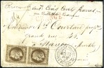 Stamp of France 1862-71, Vingt lettres chargées au tarif de 1859 m