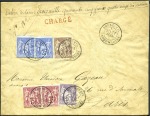 Stamp of France 1876-77, Dix lettres chargées/rec. au tarif du 01.