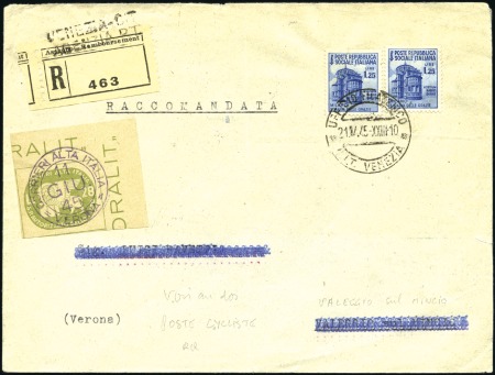 Stamp of Large Lots and Collections 1907-31, EUROPE Collection on Registered mail on 3